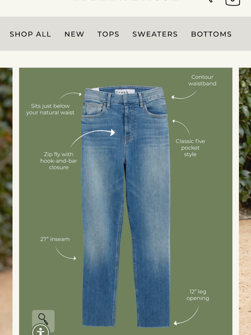 Frank & Eileen Light Blue Women’s Slim Straight Jeans - Picture 7 of 7